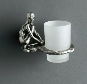 Artistic Bath Accessories Can Be Collection Silver Tumbler Holder