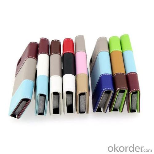 China Factory For iPhone 5 5S 5G 5GS litchi Pattern Leather Magnetic Flap Wallet Case With ID Credit Card Slot Holder System 1