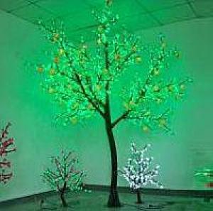 LED Fruit Tree String Christmas Festival Light Green Leaves+ Peach 173W CM-SLF-2800Lp System 1