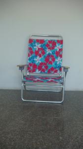 Hot Selling Outdoor Furniture Classical Flower Pattern Beach Chair