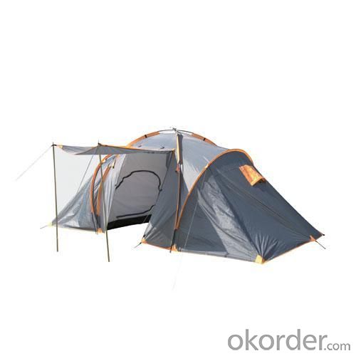 High Quality Outdoor Product 190T UV Polyester Gray Family Tent