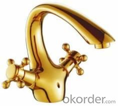 Single Handle Bathroom Faucet Arc Shape Basin Mixer System 1