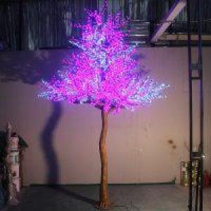 LED Artifical Peach Tree Lights Flower String Christmas Festival Decorative LightRed/Yellow 296W CM-SLFZ-4920L1 System 1