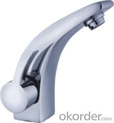 Contemporary Bathroom Faucet Arc Shape Basin Mixer System 1