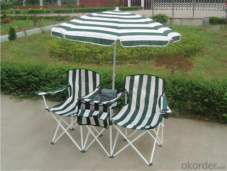 Hot Selling Outdoor Furniture Classical Classical Double Chair With Umbrella