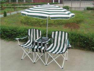 Hot Selling Outdoor Furniture Classical Classical Double Chair With Umbrella System 1