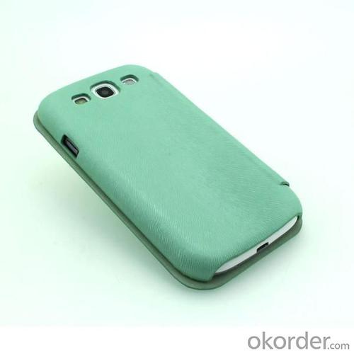 Green Luxury PU Leather Case for Samsung Galaxy S3 (I9300) Wallet Pouch Cover System 1