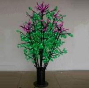 LED Clove Tree String Christmas Festival Light Green Leaves+ Pink/Purple Flowers 70W CM-SL-1152L