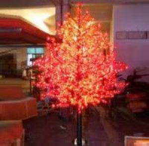 LED Artifical Maple Leaf Tree Lights Flower String Christmas Festival Decorative Light Red/Yellow 125W CM-SLGFZ-2076L1 System 1