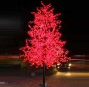 LED Artifical Maple Leaf Tree Lights Flower String Christmas Festival Decorative Light Red/Yellow 317W CM-SLGFZ-5272L1 System 1