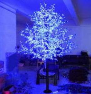 LED Artifical Maple Leaf Tree Lights Flower String Christmas Festival Decorative Light Blue/Green/White 148W CM-SLGFZ-2460L2 System 1