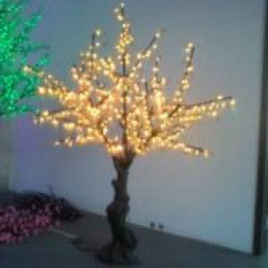 LED Artifical Real Cherry Tree Lights Flower String Christmas Festival Decorative Light Red/Yellow 44W CM-SLGFZ-720L1 System 1