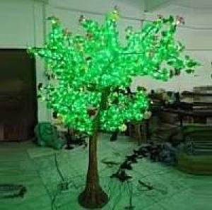 LED Artifical Real Cuckoo Tree Lights Flower String Christmas Festival Decorative Light Green 70W CM-SLGFZ-1152L