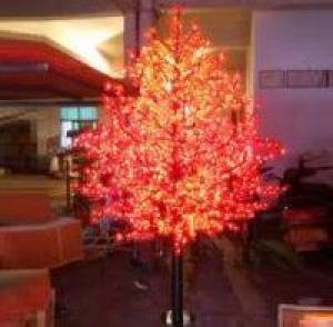 LED Artifical Maple Leaf Tree Lights Flower String Christmas Festival Decorative Light Blue/Green/White 125W CM-SLGFZ-2076L2