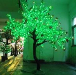 LED Artifical Real Cuckoo Tree Lights Flower String Christmas Festival Decorative Light Green 104W CM-SLGFZ-1728L System 1