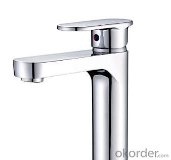 New Fashion Single Handle Bathroom Faucet Bathroom Centerset Faucet Basin Mixer System 1