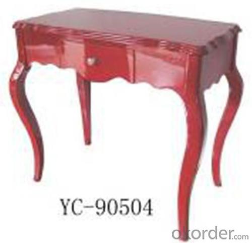 Home Furniture Classical Red PU High Gloss One Drawer Chest MDF And Birch Solid System 1