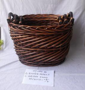 High Quality Home Organization Oval Woven Basket Home Storage Basket