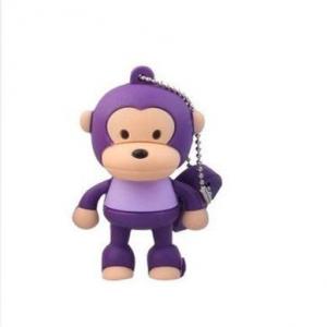 2GB Cute Mini Cartoon Monkey Portable USB Flash Memory Stick Drive Purple