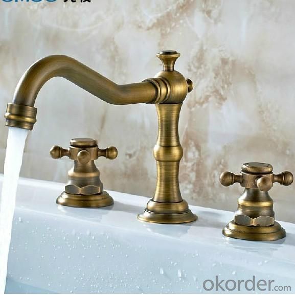 Hot Sale Gold Plated Faucet With Two Handles