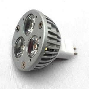 LED 3x1W Spot Light MR16 Base Dia-cast Aluminum 12V/24V System 1