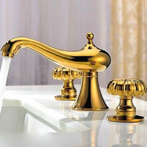 Antique Brass Body Basin Faucet