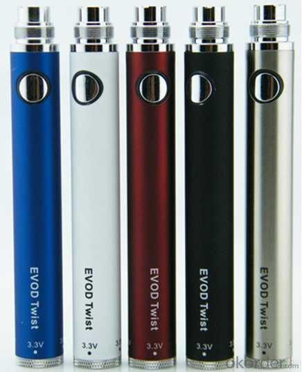 Electronic Cigarette EVOD TWIST Battery 650/900/1100mah System 1