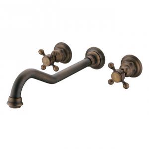 Hot!!! Antique Plated Faucet With Double Handle