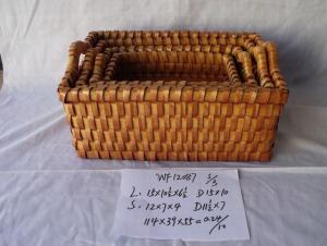 High Quality Home Storage Set Of Three Rectangle Chips Basket System 1