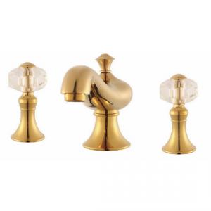 Gold Plated Double Hadle Faucet