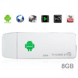 E888 Bluetooth Android 4.2 Quad Core 2GB RAM 8GB ROM TV Box HDMI Wifi Mini PC 
 System 1