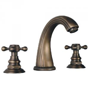Hot Selling Antique Plated Faucet Mixer Two Handles