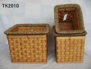 Hot Sale Home Storage Rectangle Set Of Three Basket System 1