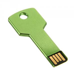 2GB Metal Key Shaped USB Flash Drive Stick Green System 1
