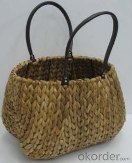 High Quality Hand Made Home Storage Basket Woven Basket With Handle System 1