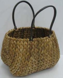High Quality Hand Made Home Storage Basket Woven Basket With Handle System 1