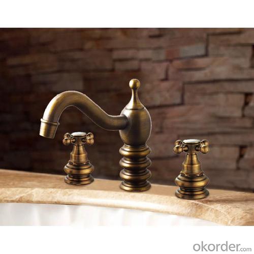 Modern Rose Gold Plated Bath Faucet System 1