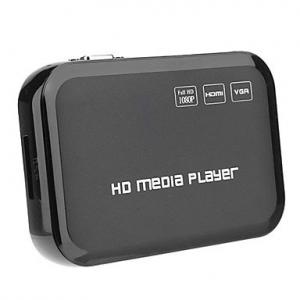 JK04 USB Full HD 1080 Media Player HDMI VGA MKV H.264 Support SD Card HDD 
 System 1