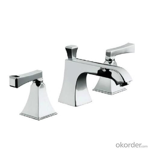 2014 New Square Design  Handle Brass Tap System 1