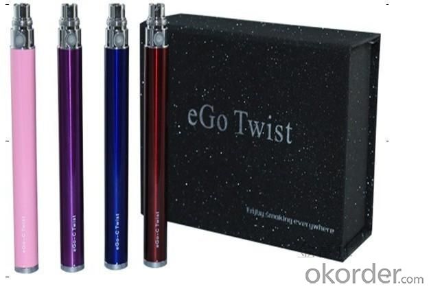 Electronic Cigarette Ego-C Twist Battery 650/900/1100/1300mah System 1