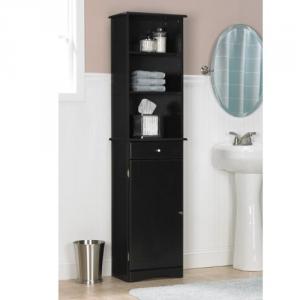 High Quality Black Bath Storage Bath Cabinet System 1