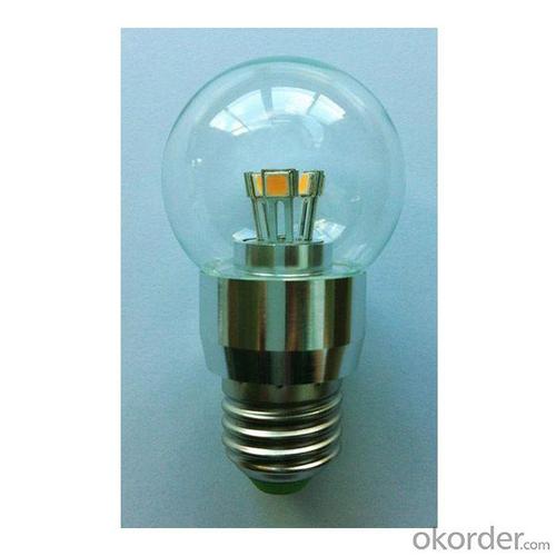 G50 4W E14 280lm LED Globe Bulb 85-265V E12/E14/E17/E26/E27/B15/B22 SMD LED Chip Clear/Frosted/Milky Glass Cover System 1