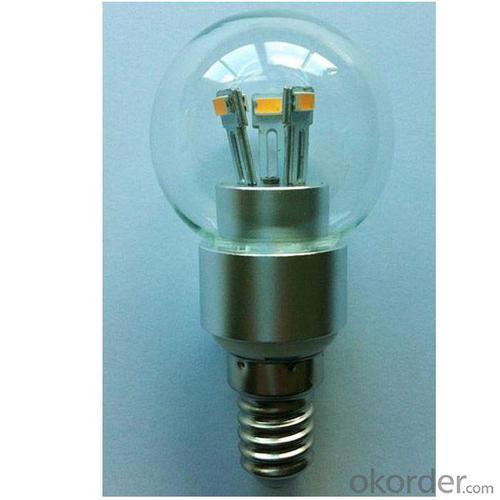 SMD LED Chip LED Globe Bulb G40 3W E14 180lm 85-265V E14/E17B15 Clear/Frosted/Milky Glass Cover System 1