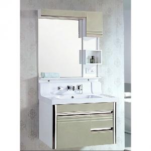 High Quality Ceramic Top Gary Bathroom Cabinet