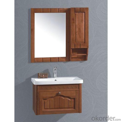 Hot Item Oak Ceramic Top Bath Cabinet System 1