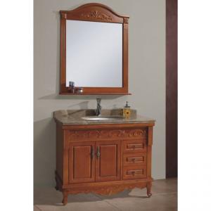 Luxury Oak Bath Vanity Cabinet System 1