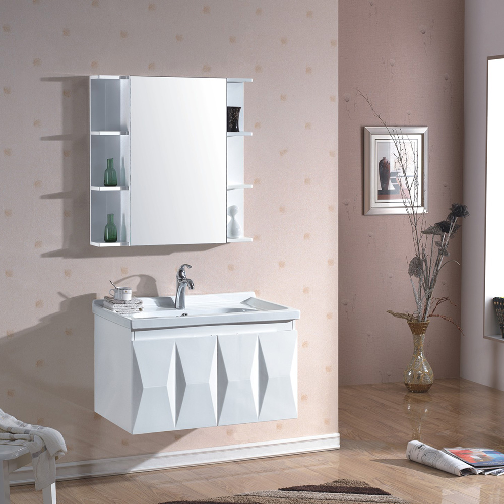 New Design Pvc Bathroom Vanity Pvc Bathroom Cabinet Real Time Quotes Last Sale Prices Okorder Com