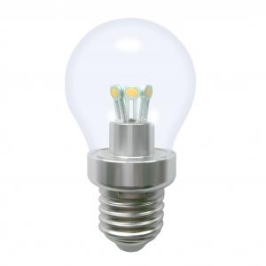 Dimmable LED Globe Bulb A50 3W Ra85 180lm 85-265V E26/E27/B22 COB LED Chip Clear/Frosted/Milky Glass Cover System 1