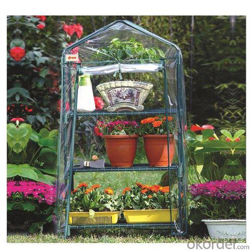 Popular Outdoor Product New Design Three Layer PVC Garden Greenhouse System 1