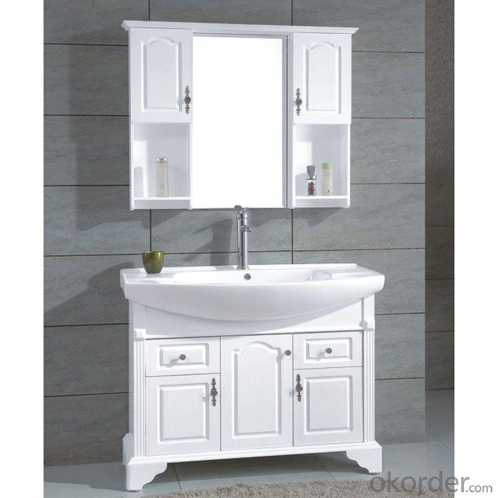 Modern Ceramic Top White Bathroom Vanity